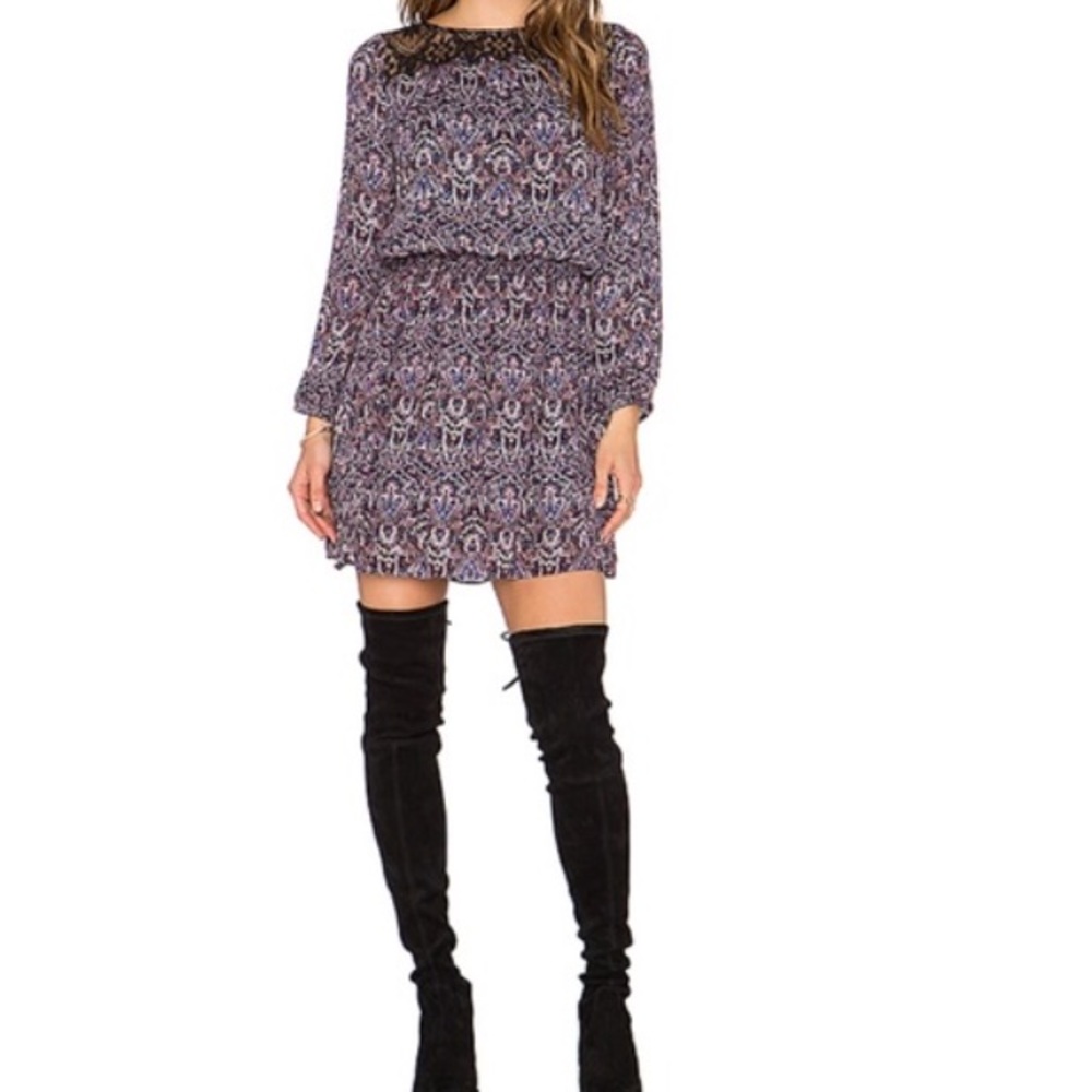 Amadeo paisley dress